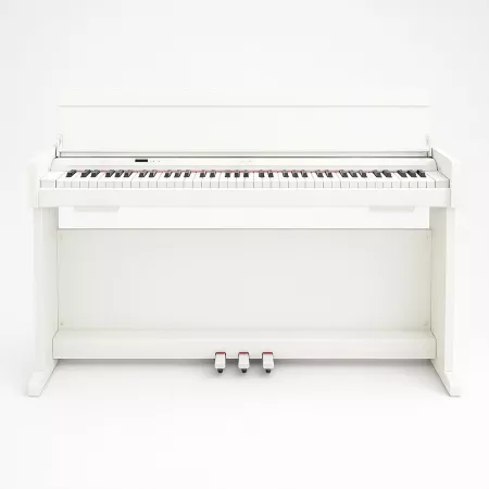 Цифровое пианино на стойке с педалями, белое, Nux, NCK-330-WH