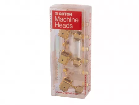 Колки для гитары 6л, локовые, золото, Gotoh, SD91-HAPM-05M-GG-L6