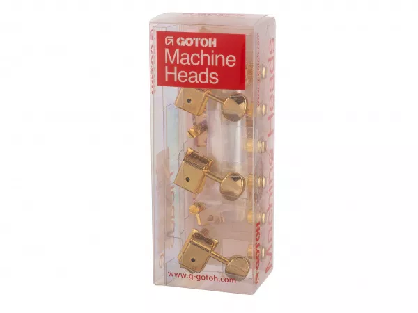 Колки для гитары 6л, локовые, золото, Gotoh, SD91-HAPM-05M-GG-L6  рис.2 