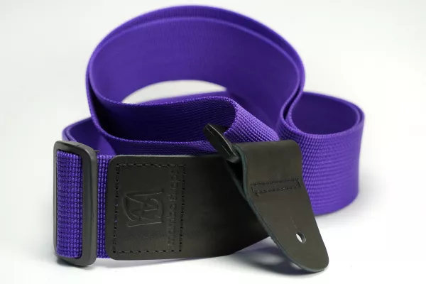 Ремень для гитары, нейлоновый, фиолетовый, Mamba straps, MB5031-029  рис.2 