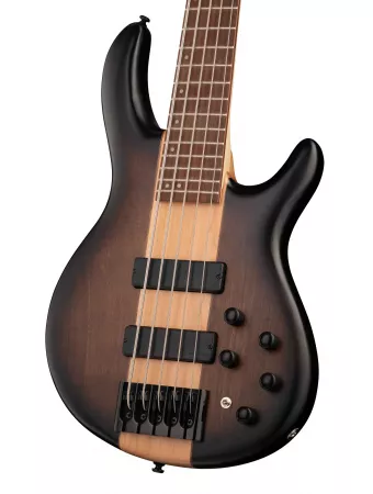 Artisan Series Бас-гитара 5-струнная, коричневая, Cort, C5-Plus-OVMH-ABB