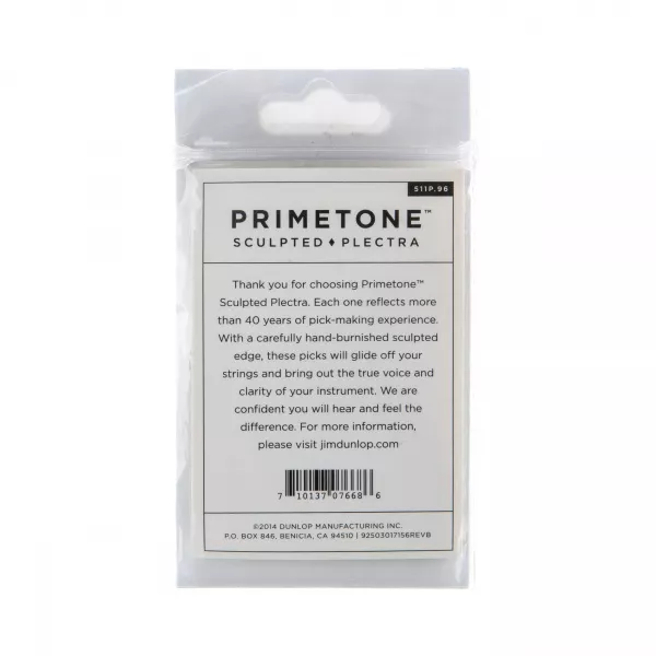 Primetone Медиаторы 3шт, толщина 0,96мм, стандартные, Dunlop, 511P.96  рис.2 