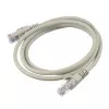 Патч-корд RJ-45 (m)-RJ-45 (m) 1.0м кат.5е ПВХ 26AWG, серый, в пакете, GoPower, 00-00027472