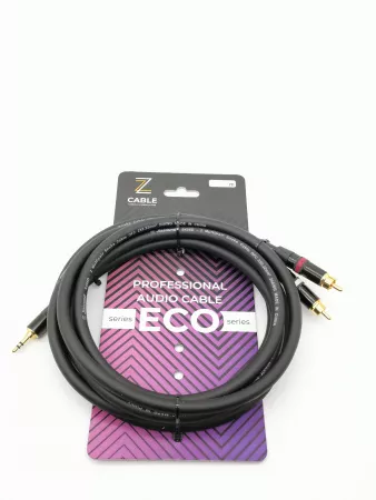 Кабель аудио 3.5мм-2хRCA, 7м, ZZcable, E32-3,5-2RCA-0700