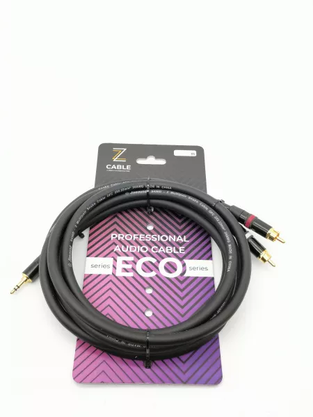 Кабель аудио 3.5мм-2хRCA, 9м, ZZcable, E32-3,5-2RCA-0900  рис.2 