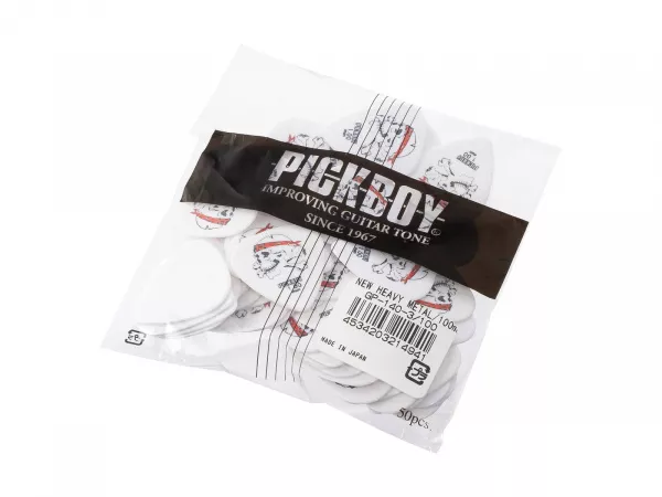 Celltex Heavy Metal Медиаторы 50шт, толщина 1.0мм, Pickboy, GP-140-3/100  рис.2 