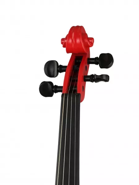 Электроскрипка 4/4, красная/черная, Mirra, VE-420RBK  рис.2 