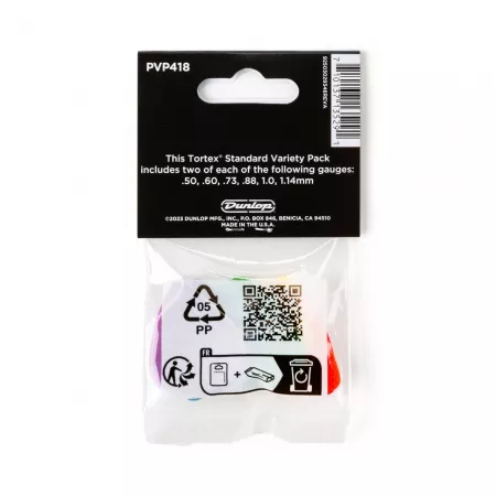 Tortex Standard Набор медиаторов, 12шт, Dunlop, PVP418