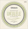 Titanium Комплект струн для укулеле сопрано, D'Addario, EJ87S