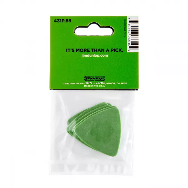 Tortex Triangle Медиаторы 6шт, толщина 0,88мм, треугольные, Dunlop, 431P.88  рис.2 