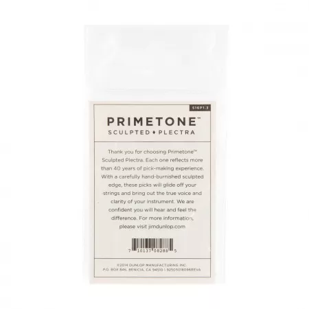 Primetone Медиаторы 3шт, толщина 1,3мм, маленький треугольник, Dunlop, 516P1.3