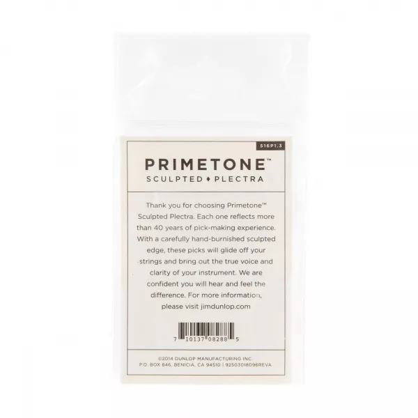 Primetone Медиаторы 3шт, толщина 1,3мм, маленький треугольник, Dunlop, 516P1.3  рис.2 