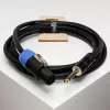 SC225-SPPJ-0,5m Кабель для гитарного усилителя, 2х2,5мм, Speakon-Powerjack, 0,5м, SHNOOR