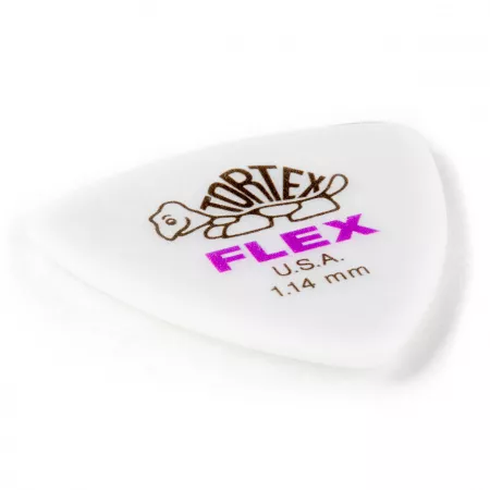 Tortex Flex Медиаторы, 6шт, толщина 1,14мм, треугольные, Dunlop, 456P1.14