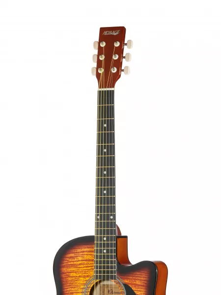 Фольковая гитара вырез HOMAGE, LF-3800CT-SB  рис.2 