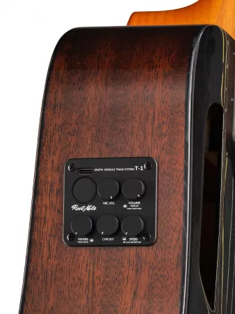 Гитара трансакустическая, черная, Root Note, TA220-TB