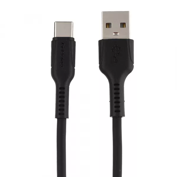 Кабель GP21T USB (m)-Type-C (m) 3.0A 27W силикон черный, GoPower, 00-00028374  рис.2 