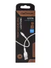 Кабель GP21L USB (m)-Lightning (m) 2.4A силикон белый, GoPower, 00-00028368