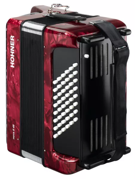 A4053 BRAVO II 48 Red Аккордеон Hohner