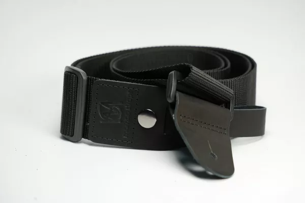 Ремень для гитары, нейлоновый, черный, Mamba straps, MB5072-078  рис.2 