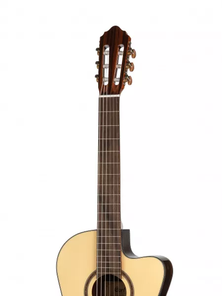 Classic Series Классическая гитара со звукоснимателем, с вырезом, Cort, AC160CFTL-NAT  рис.2 