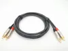 Кабель аудио 2хRCA-2хRCA, 2м, ZZcable, E27-2RCA-2RCA-0200-0