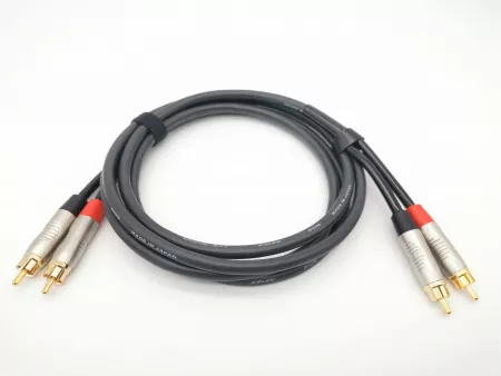 Кабель аудио 2хRCA-2хRCA, 2м, ZZcable, E27-2RCA-2RCA-0200-0