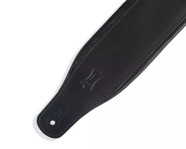 Classics Series Ремень для гитары, кожаный, черный, Levy's, M26PD-BLK  рис.2 