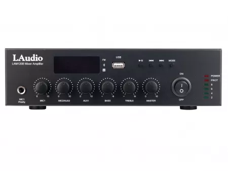 Микшер усилитель мощности трансляционный, 120Вт, LAudio, LAM120B