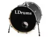 Бас-барабан 20" x 16", черный, LDrums, 5001013-2016