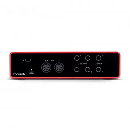 Scarlett 4i4 3rd gen Звуковая карта USB, 24 бит, 4 входа-4 выхода, Focusrite, Scarlett-4i4-3rd-gen