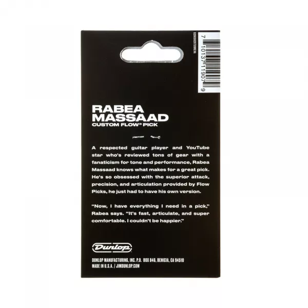 Massaad Flow Медиаторы, 6шт, толщина 1мм, Dunlop, 548PRM1.0  рис.2 
