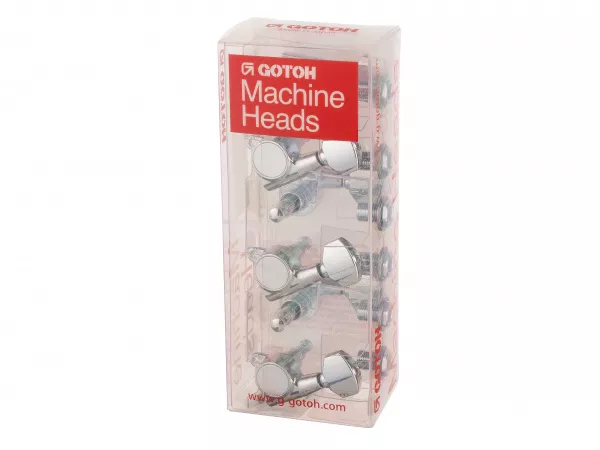 Колки для гитары 6п, хром, Gotoh, SG381-07-C-R6  рис.2 