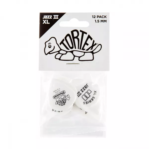Tortex Jazz III XL Медиаторы 12шт, толщина 1,5мм, Dunlop, 498P1.5  рис.2 