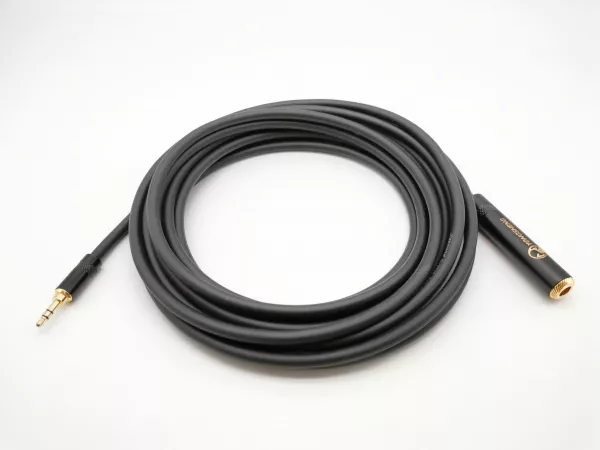 Удлинитель-переходник 3,5-6,35мм female, 5м, ZZcable, E48-3,5-6,35F-0500-0  рис.2 
