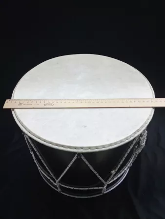 Барабан кавказский 14", лак черный, с чехлом, MEZZO, MZ-B14-LbKL