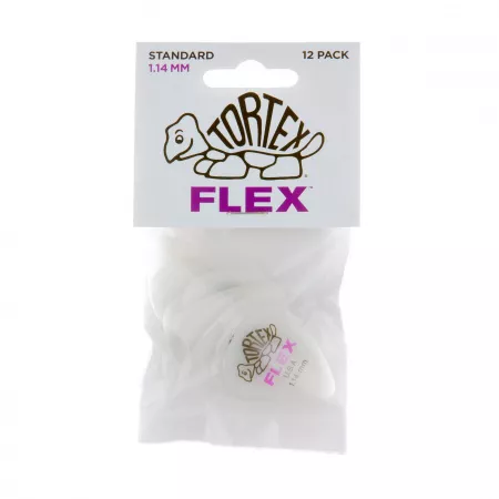 Tortex Flex Медиаторы, 12шт, толщина 1,14мм, Dunlop, 428P1.14