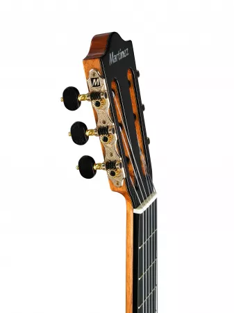 Классическая гитара со звукоснимателем, с вырезом, Martinez, Almeria-Luthier-Rosewood