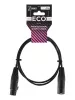 Кабель микрофонный 1м, ZZcable, E14-XLR-M-F-0100-0
