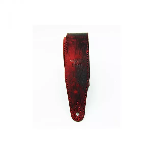 Leather 21 Ремень для гитары, кожаный, магма, Fidel, FL60033L21L  рис.2 
