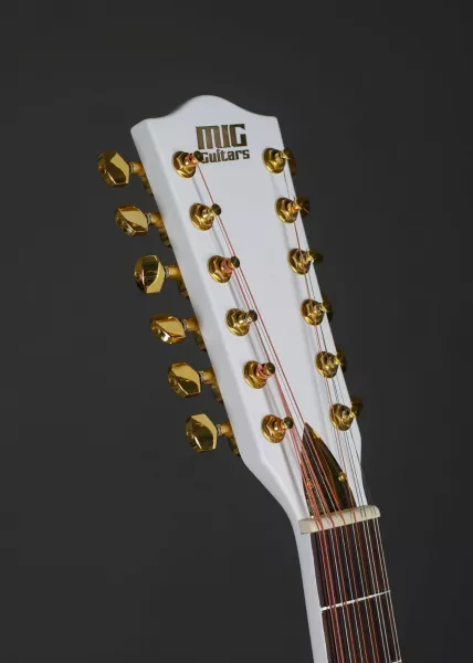 SG2 Сайлент-гитара 12-струнная, белая, MIG Guitars, SG2WH23  рис.2 