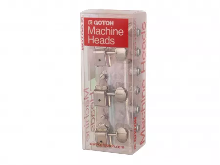 Колки для гитары 6л, локовые, никель, Gotoh, SD91-HAPM-05M-N-L6