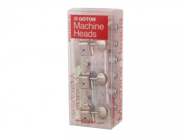 Колки для гитары 6л, локовые, никель, Gotoh, SD91-HAPM-05M-N-L6  рис.2 