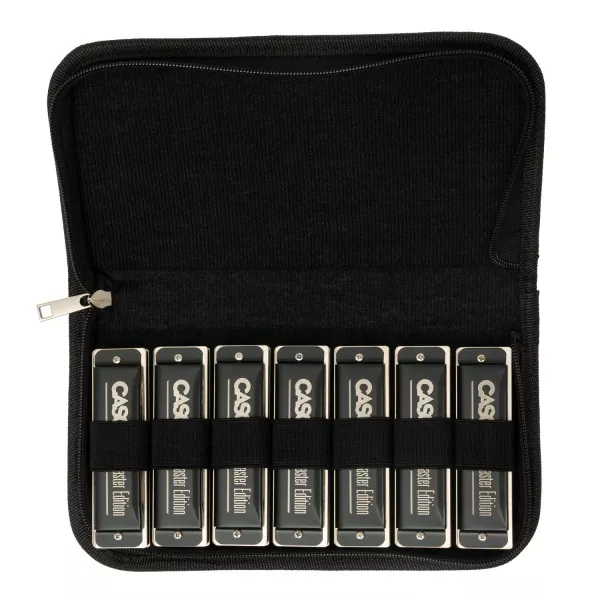 Master Edition Blues Набор из 7 губных гармошек (C-D-E-F-G-A-Bb), с футляром, Cascha, HH-2248  рис.2 