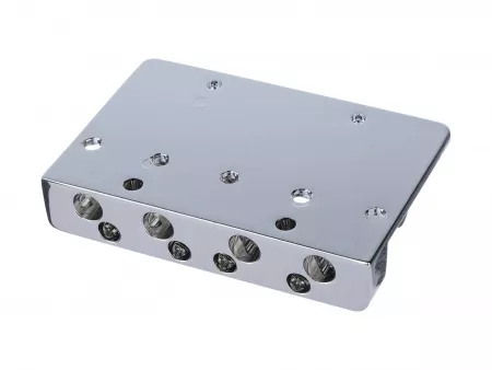Бридж (струнодержатель) для бас-гитары, хром, Paxphil, BB011-CR