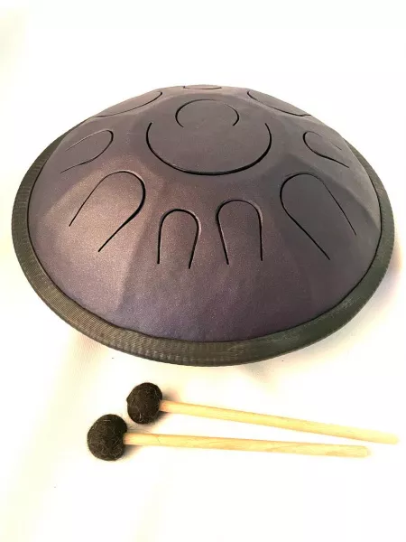 Глюкофон "Гранофон", фиолетовый 36см, 11 нот, с палочками и чехлом, Pangooda Drums, PNG-GR-36M2  рис.2 