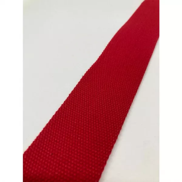Cotton Ремень для гитары, хлопок, красный, Fidel, FL00131C  рис.2 