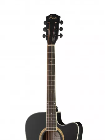 Акустическая гитара, черная, Foix, FFG-2041C-BK