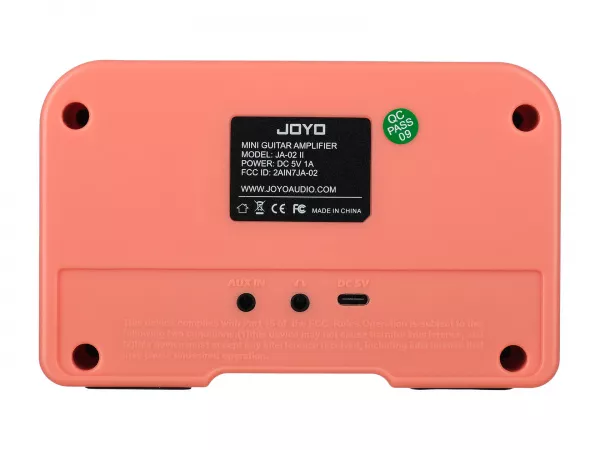 Комбоусилитель гитарный, 5Вт, розовый, Joyo, JA-02-II-pink  рис.2 