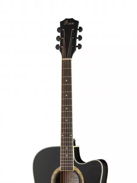 Акустическая гитара, черная, Foix, FFG-2041C-BK  рис.2 